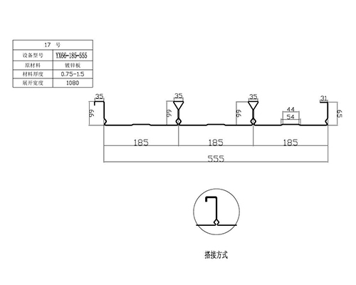 樓承板閉口板